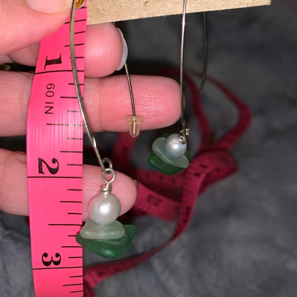 Drop earrings and stone bracelet - Picture 4 of 7